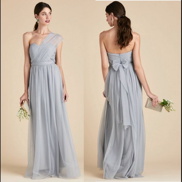 Birdy Grey Convertible Tulle Maxi Dress w/Pleated Bodice - LOTS of Ways to Style - Picture 3 of 5